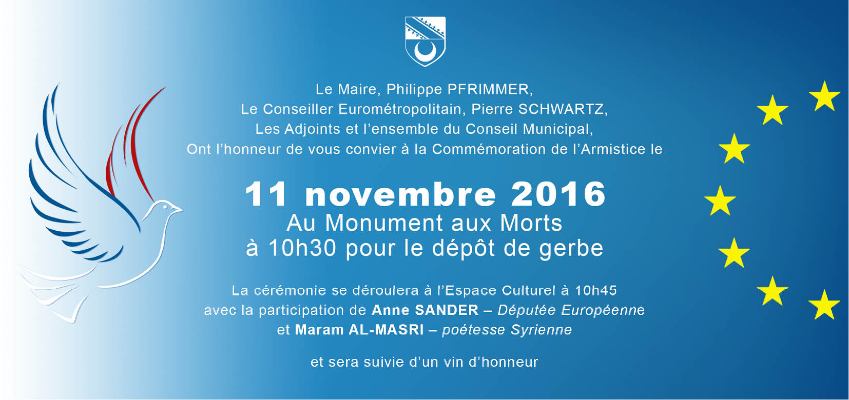 invitation 11 novembre 2016