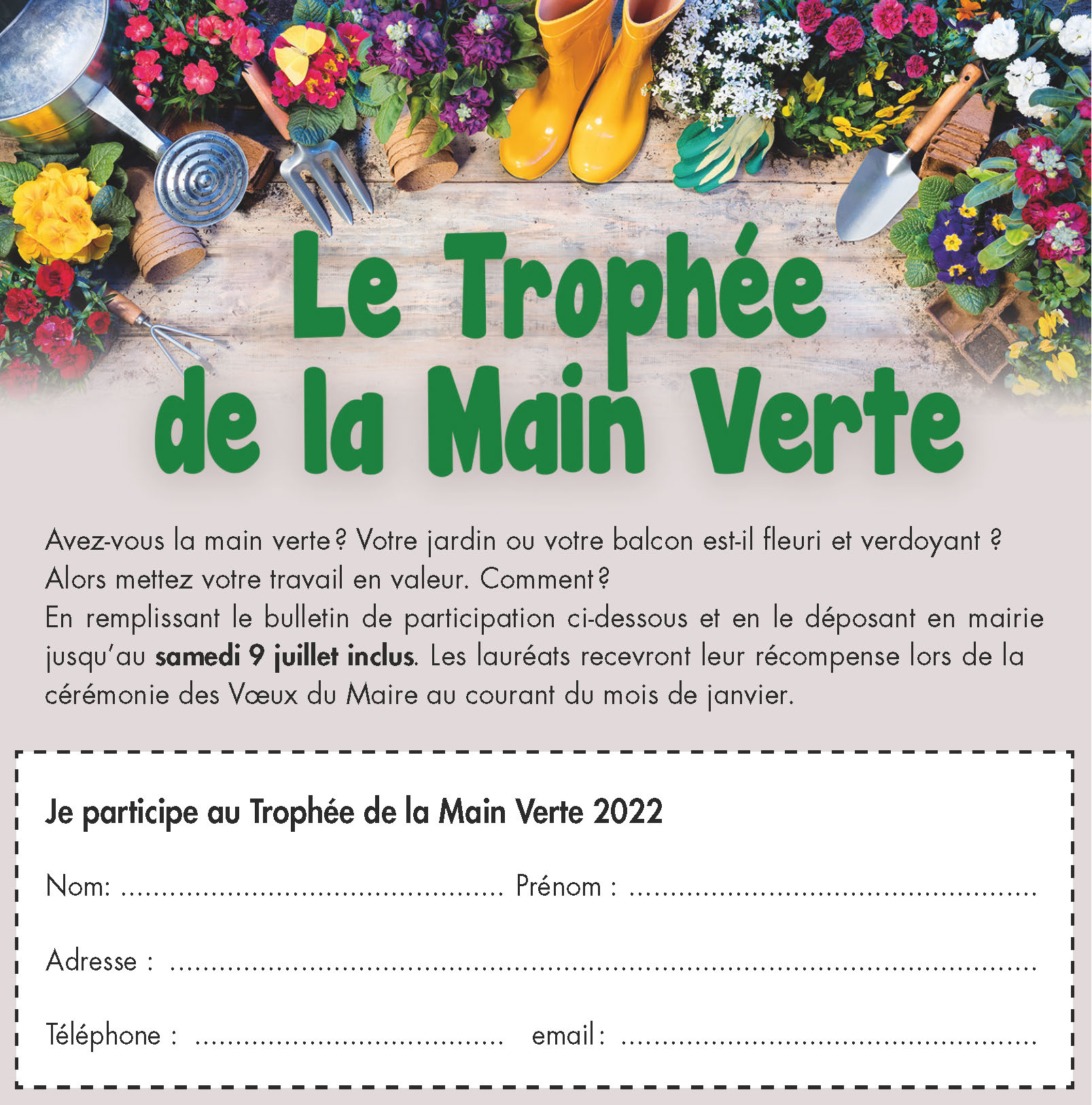 TROPHEE DE LA MAIN VERTE_2022 - form