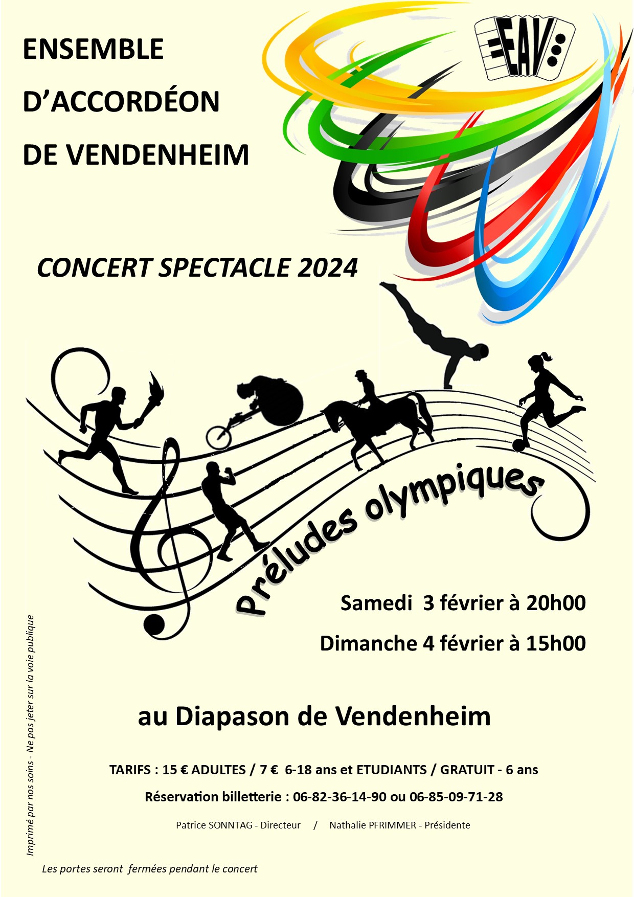 affiche concert 2024 Mairie de Vendenheim