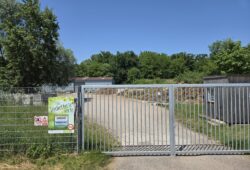 Déchèterie verte fermée